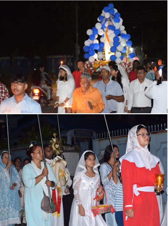A Historic Public Witness: Dharan Sees First Combined Marian and Eucharistic Procession