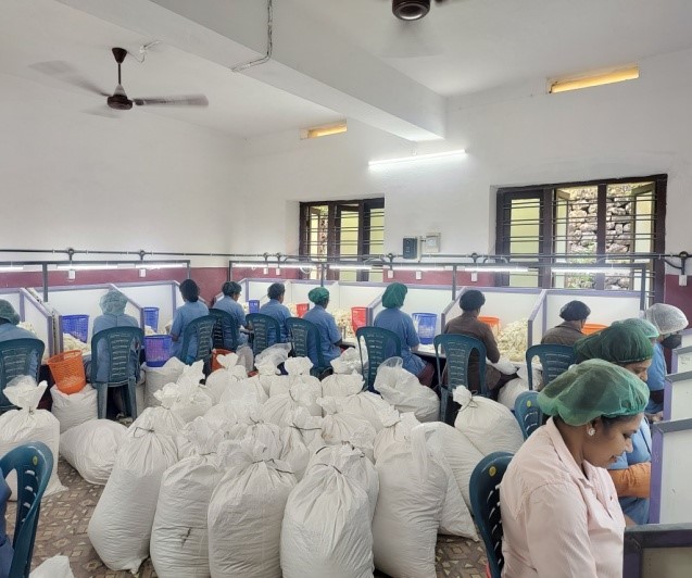Vincentian Social Services - Gloves Inspection Unit at Madonna ITI, Kanjirapilly