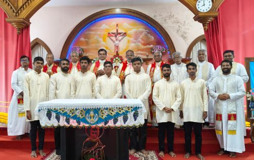 Novitiate entrance and First Profession @ Vincentian Novitiate house, Padamugham
