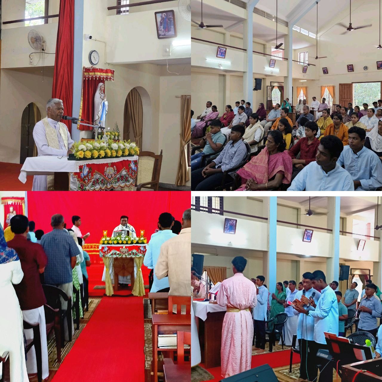 Vincentian Minor Seminary, Pala : Parents’ Day and the Birthday Celebration of Rev. Fr. Xavier Kalapurackal VC