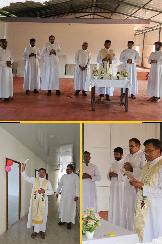 Blessing and Inauguration of the New Jubilee Block at De Paul Public School Rajamudy.