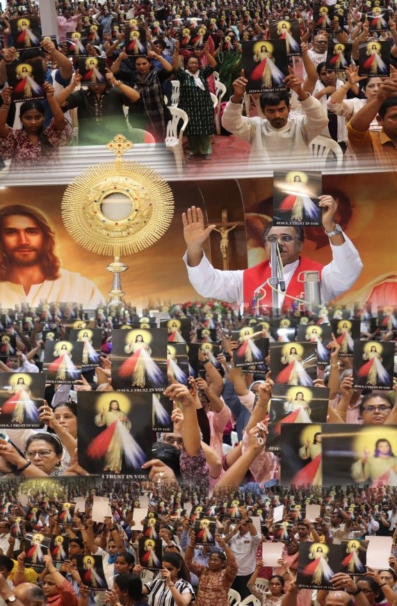 Divine Mercy Feast in Logos Retreat Centre, Bangalore