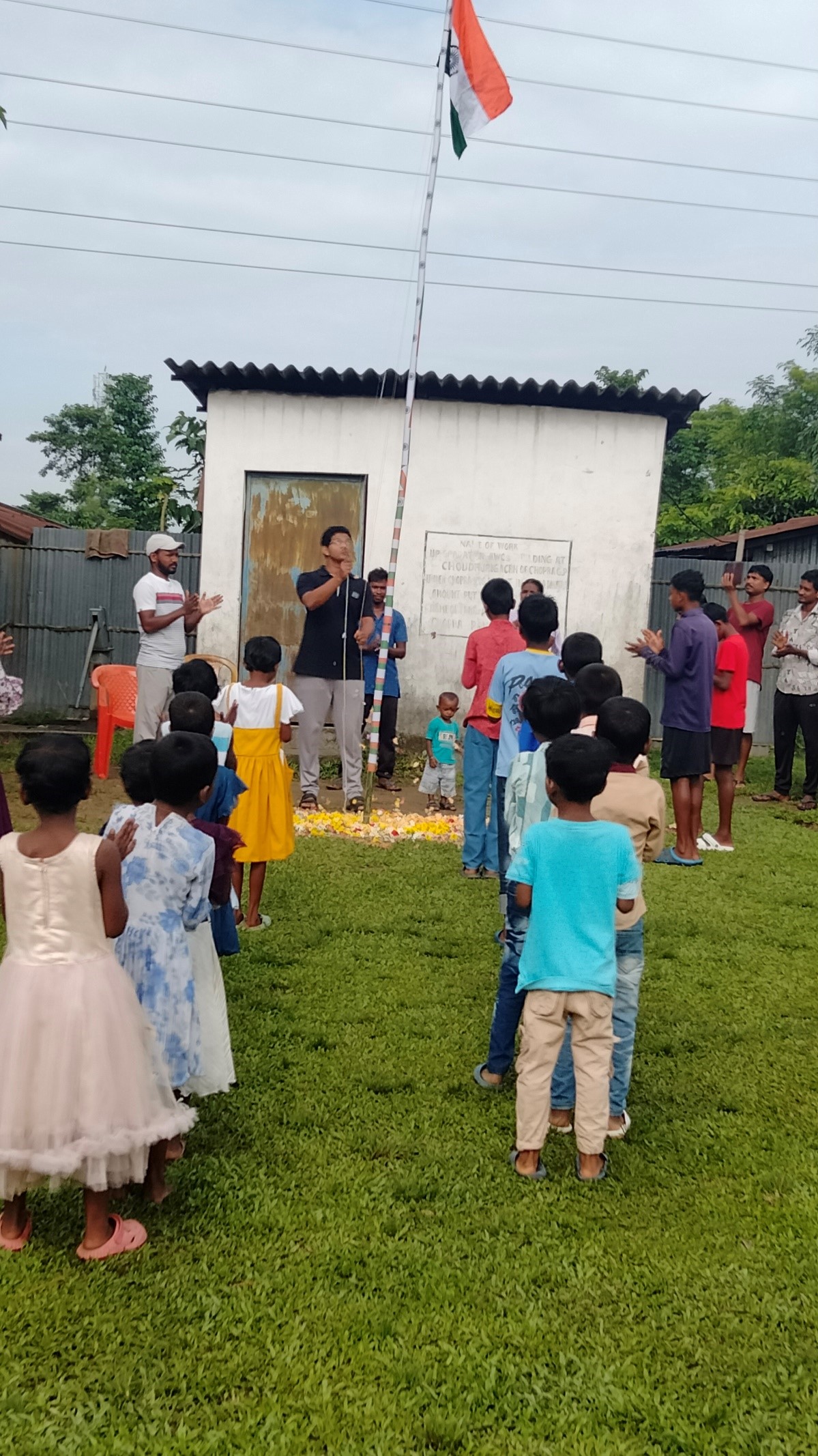 Independence Day Celebration at Chowdarygach Village, West Bengal