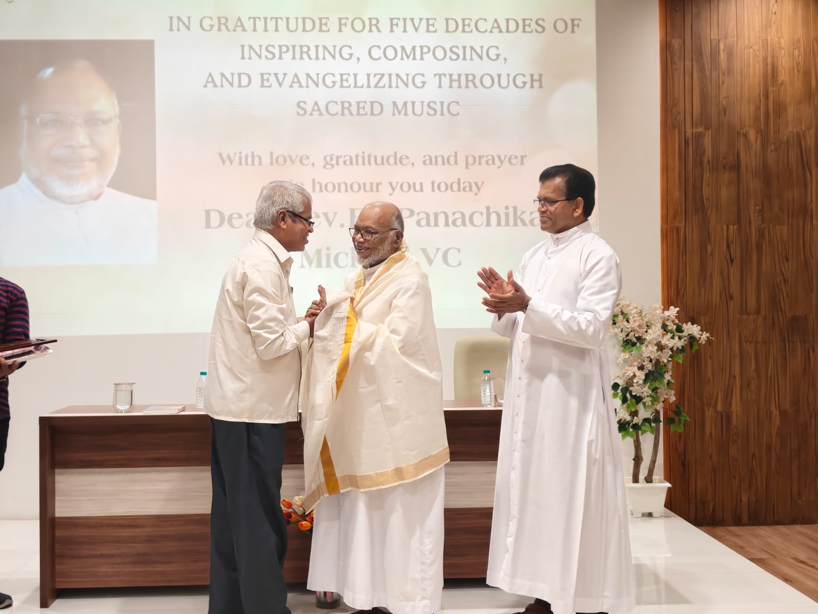 A voice that echoed faith, a pen that touched souls : Honouring Rev. Fr. Michael Panachikal