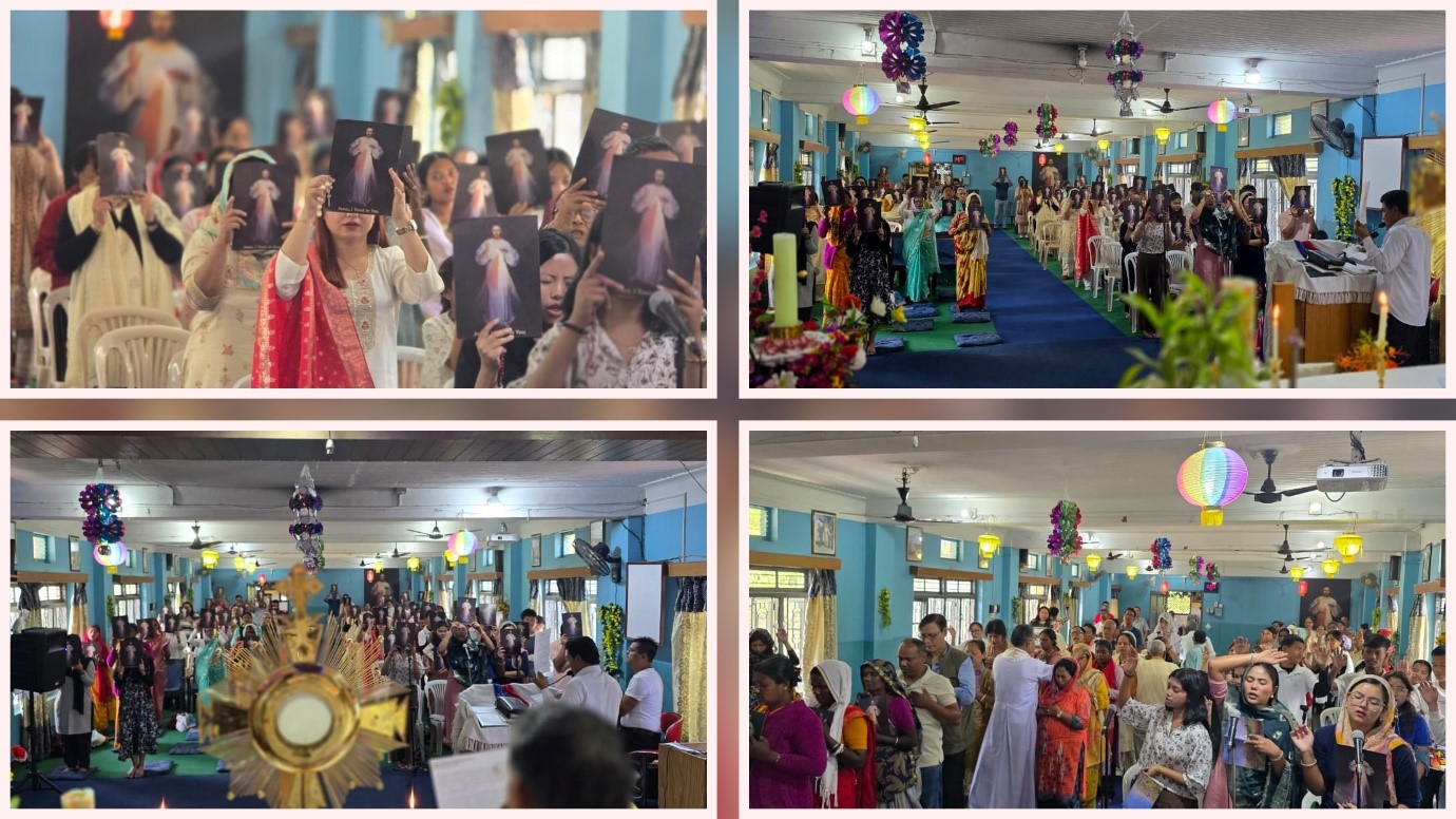 Vincentian Ashram Dharan- Nepal :   First Divine Mercy Retreat Concludes with Solemn Procession and Holy Mass